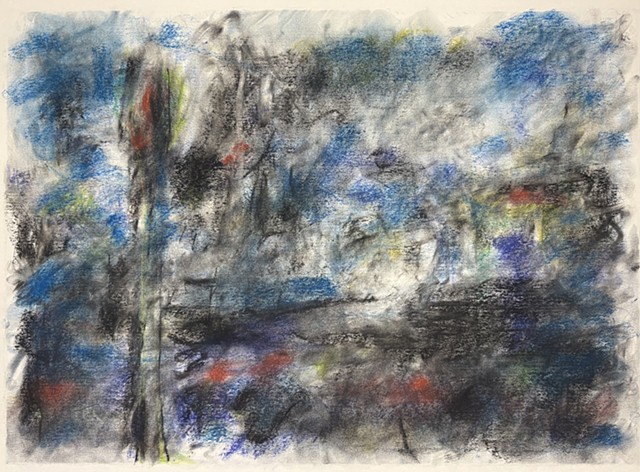 251024 October 24, 2025 conte 18x24 on Bee paper