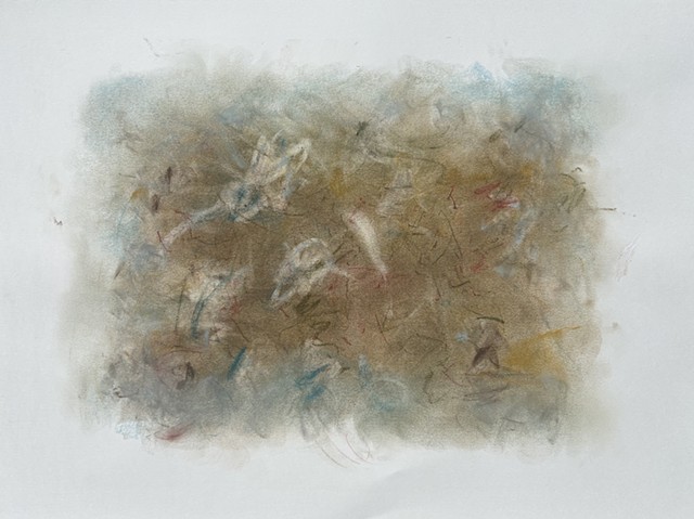260710 July 10, 2026 conte on 18x24 Bee paper