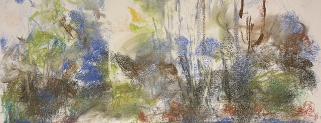 260426 April 26, 2026 conte on 18x24 Bee -detail