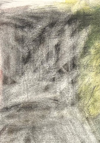 260728 July 28, 2026 conte on paper 18x24" -detail
