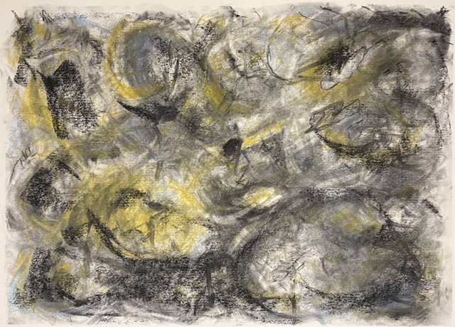 260322 March 22, 2026 conte on 18x24 Bee Super Deluxe Mixed Media 83 lb.