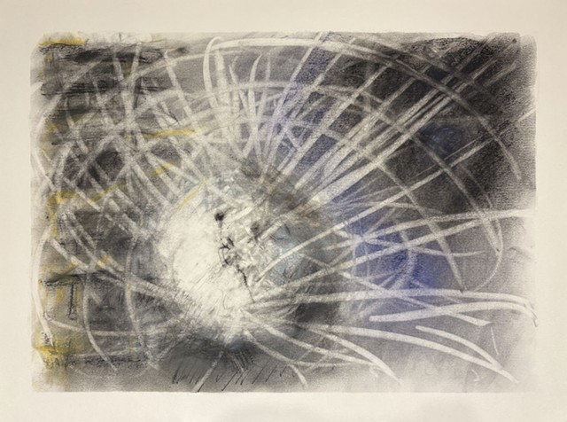 251127 November 27, 2025 conte on 18x24" Bee paper