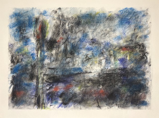 251024 October 24, 2025 conte 18x24 on Bee paper