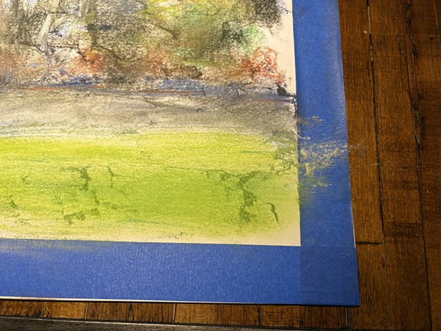 260426 April 26, 2026 conte on 18x24 Bee- detail