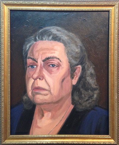 Gloria as painted by her husband Sidney for "Fish in the Dark"