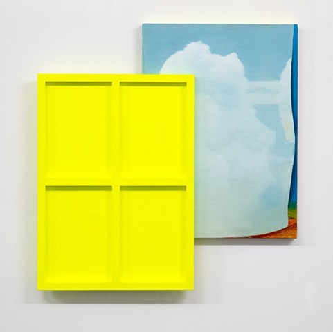 Window and Cloud
Oil on Canvas over Wood Panel (In 2 Parts)
26” x 29”
2019
Private Collection, Austria