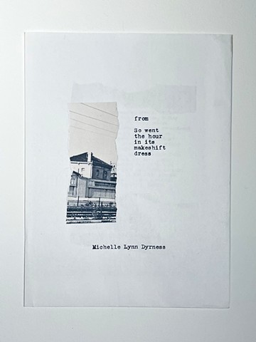 Extracts from So went the hour in its makeshift dress