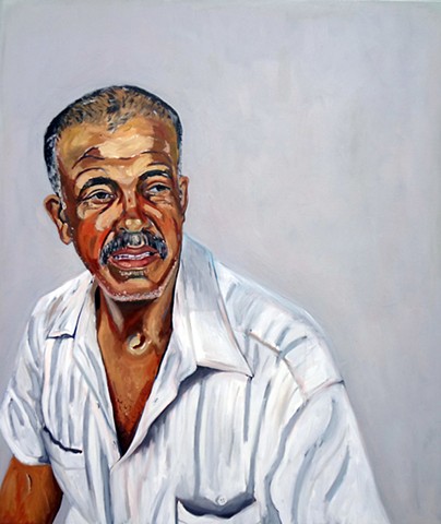 Portrait of a bi-racial black turk, Afro-Turkish portrait