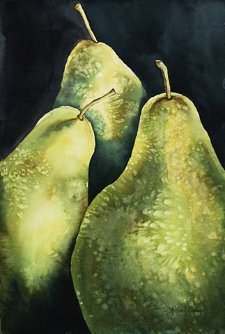 Three Gold Pears