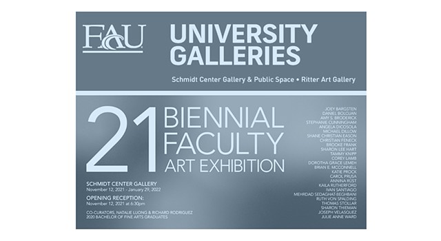 11/2021 Biennial Faculty Exhibition