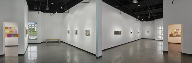 Installation view of Irreplaceable and Dark Tracing at The Frank C. Ortis Art Gallery, 2024. Photography by Zachary Balber. 
