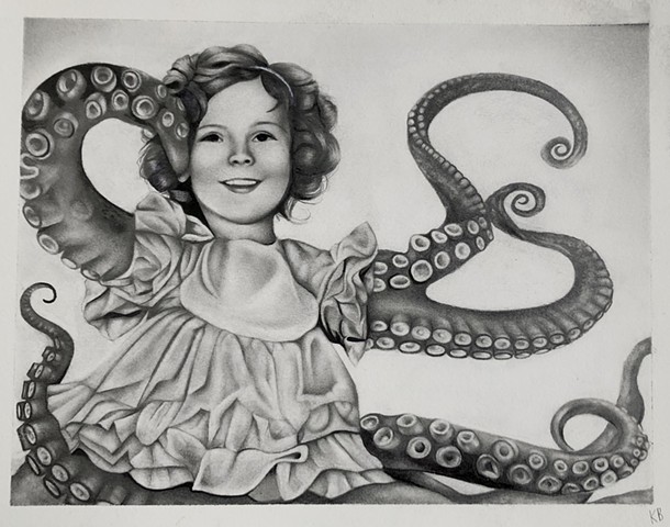 Shirley Temple with Octopus Arms and Legs