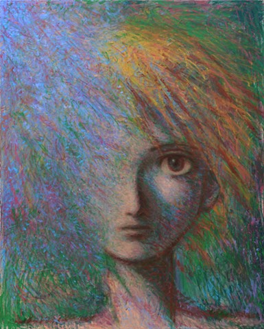 A face in the garden