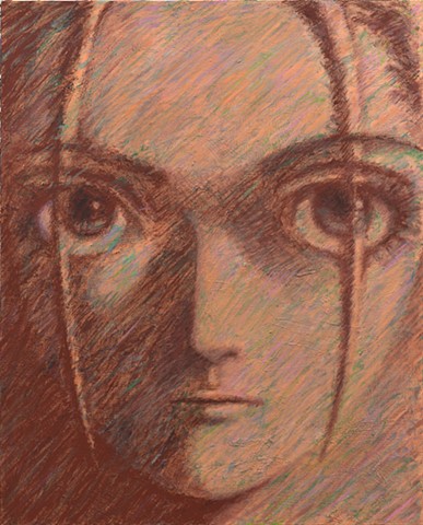 A face in diagonal