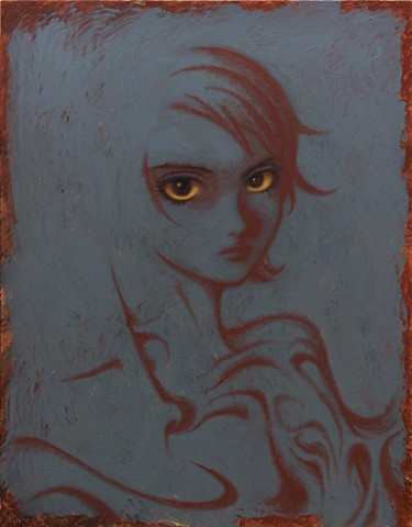 A body in blue ash