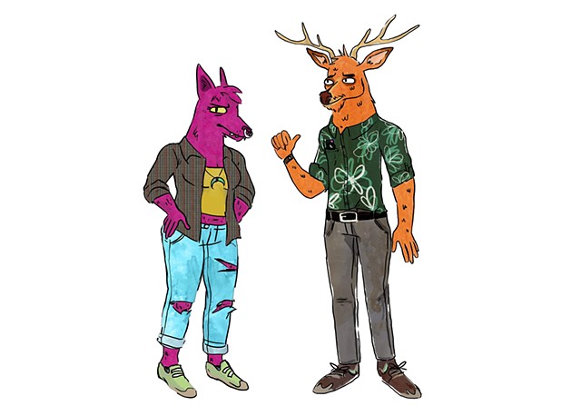 Character Study - In the Style of BoJack Horseman
