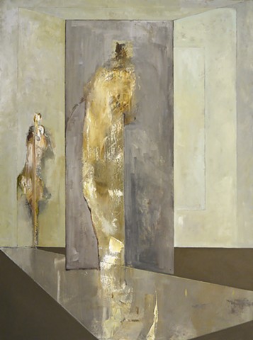 interior with two women