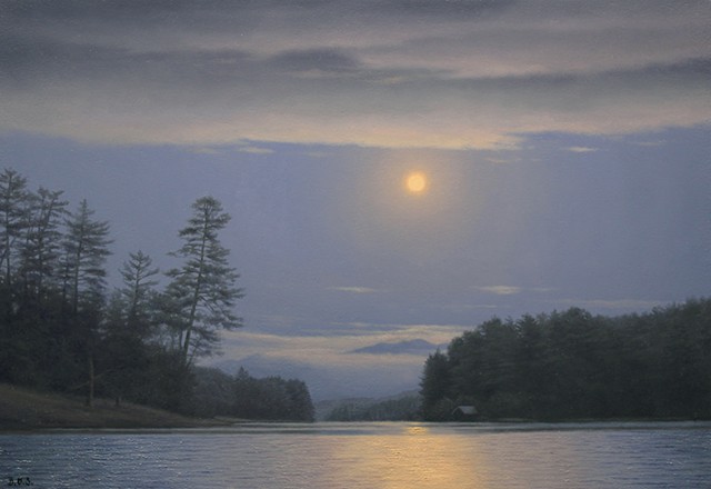 Long Lake By Moonlight 