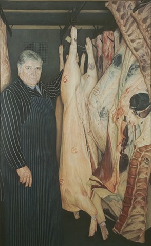 Portrait of David Arnold, Butcher