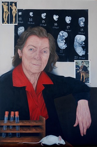 Portrait of Dame Anne McLaren DBE, FRS, FRCOG