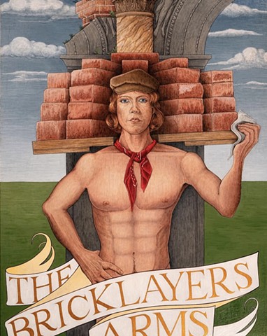 ‘The Bricklayers’ Arms’ painted for Stella Artois’ ‘Pub Renaissance campaign 2023