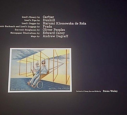 The end credits from Wes Anderson’s ‘The Phoenician Scheme.’ 