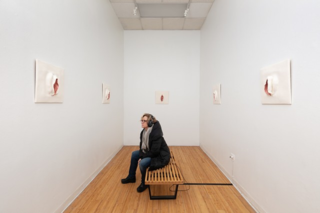 This is both an Interactive and Visual Installation
