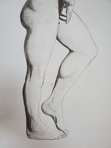 Life Drawing 1/ Legs and Feet