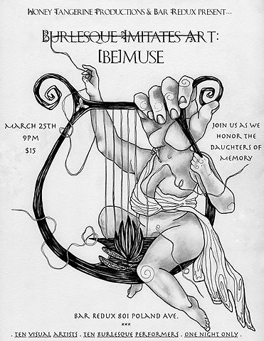 Burlesque Imitates Art - [be]muse! Sat, March 25th