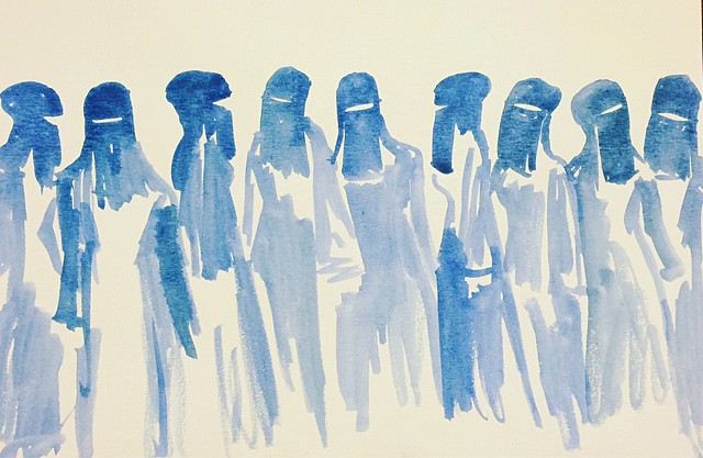 Blue Hijabis