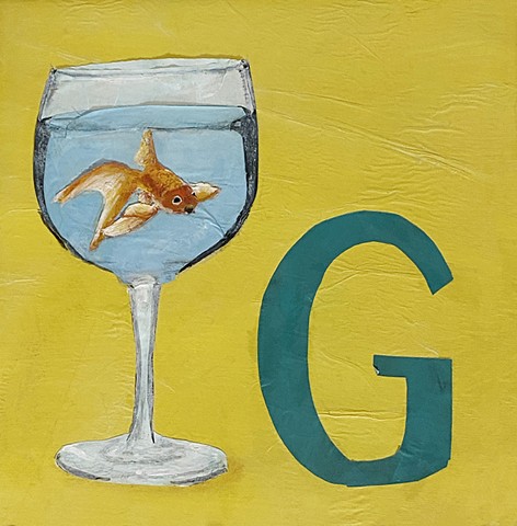 G is for Goldfish in a Goblet