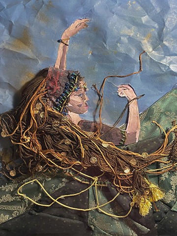 Gypsy Woman Collage