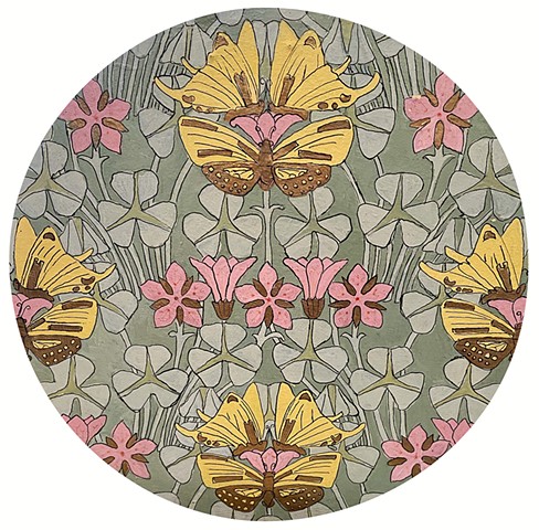 Butterfly & Flower Painting