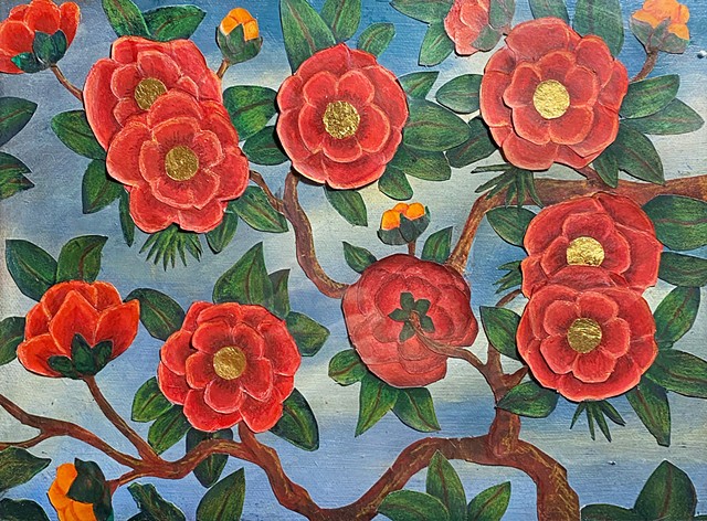 Flowering Tree Collage
