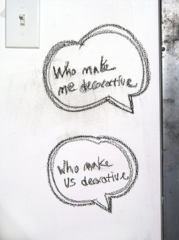 Who make me decorative, Who make us decorative 