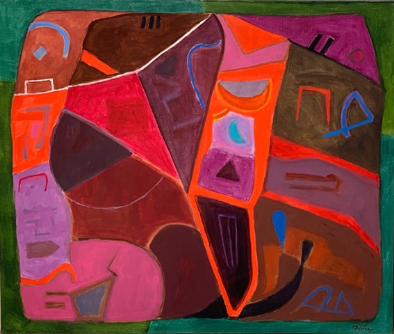 Joseph Fiore, Red and Green, 2002