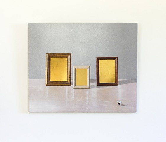  John Gordon Gauld, “Gold Mirrors #4”, egg tempera and 24K gold on panel, 18 IN x 22 IN, 2018