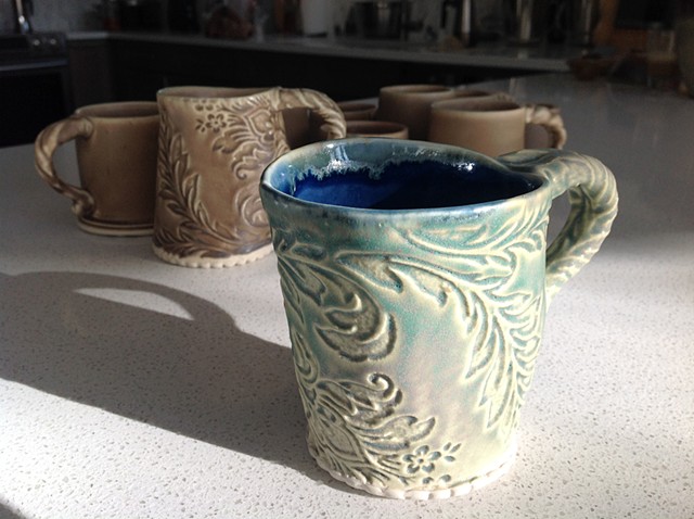 Handbuilt mugs