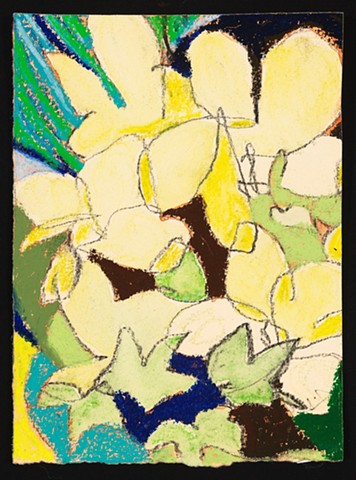 "Ivory and Orchids" is an exploration of organic abstraction.