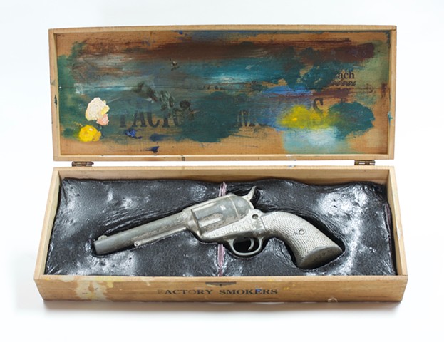 Michael Thompson Chicago artist,assemblage, collage, found object sculpture, 