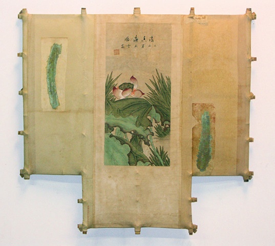 Michael Thompson Chicago artist, Decorative kite, rice paper sculpture, bamboo sculpture, michaelthompsonart.com