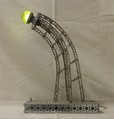  Lamps, sculpture, Erector set