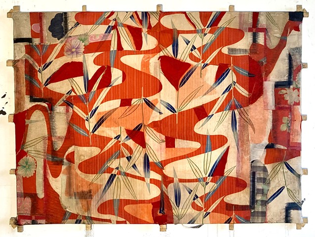Michael Thompson Chicago artist, decorative kites, abstract art 