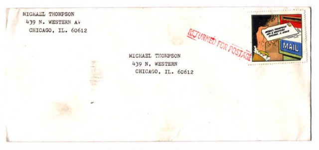Michael Thompson Chicago artist, artistamps, Kill All Artists