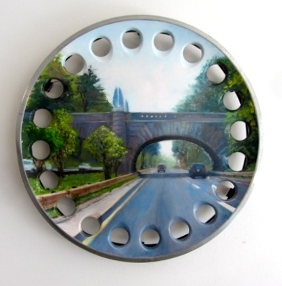 James Farm Road Bridge Hubcap - sold