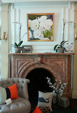 Installation of "White Lisianthus"