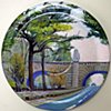 James Farm Bridge on Morris Minor Hubcap - sold