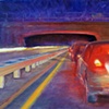 Red Glow, Grumman Avenue Bridge - sold