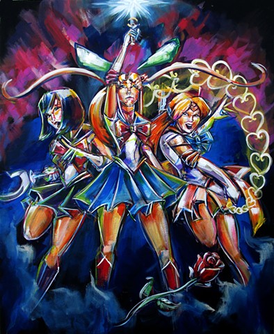 "Sailor Moon and them"