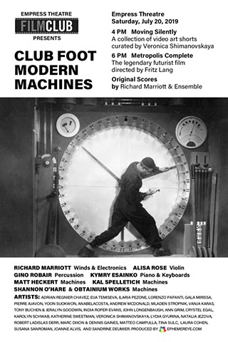 <Club Foot Modern Machines>, 'Moving Silently' Screening with Ochestera
